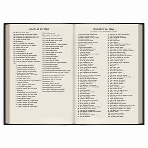 Téhilim de Rabénou Hébreu-Phonétique – Format Moyen — Noir