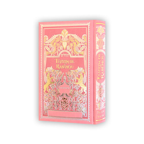 Téhilim de Rabénou Hébreu-Phonétique – Format Moyen — Rose